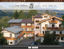 Tablet Screenshot of hotelchristophorus.com